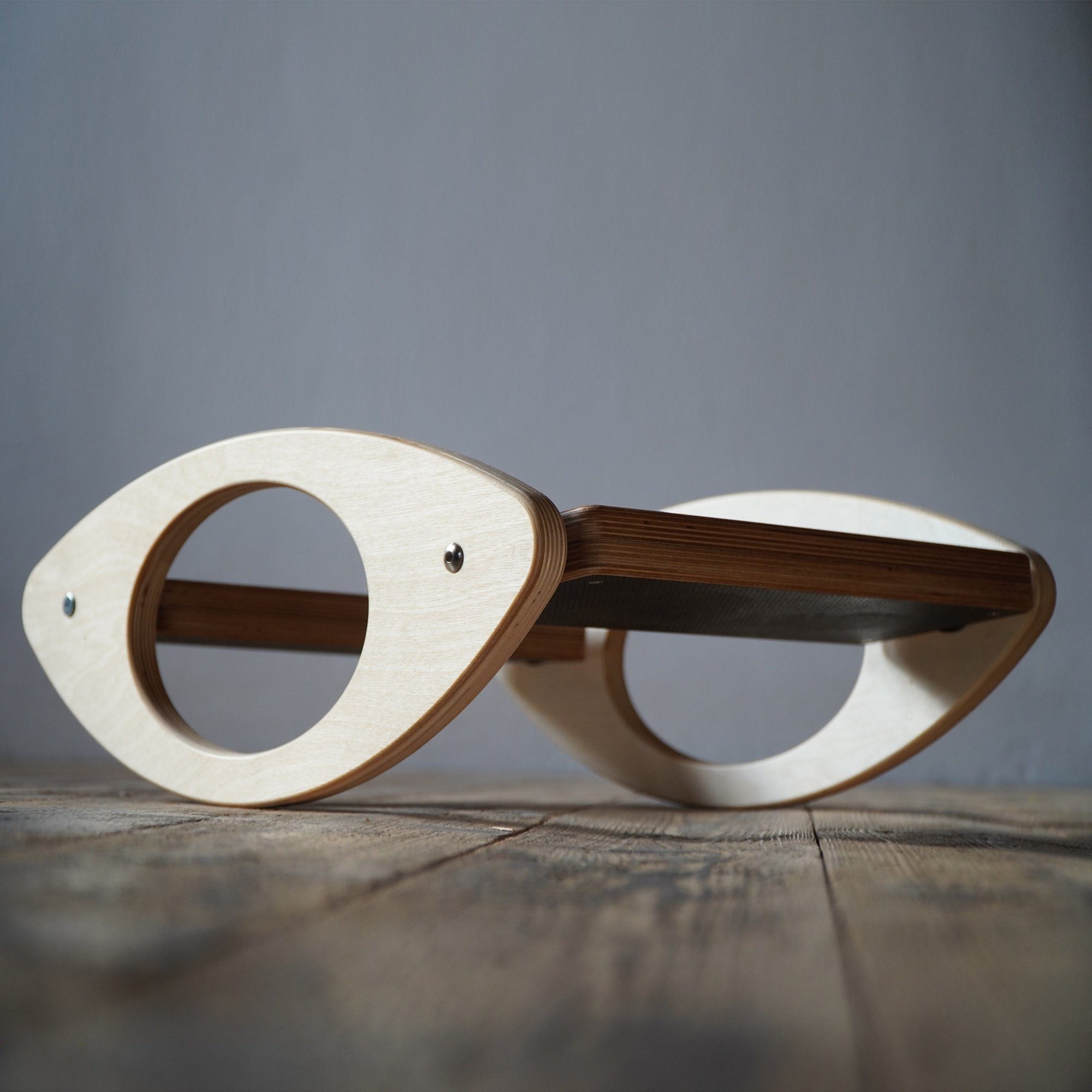 pedalo® Gleichgewichtstrainer Step-Wippbrett (Stabilisation der Sprunggelenke und Beinachsen), 2 Schwierigkeitsgrade, drehbare Trifflächen
