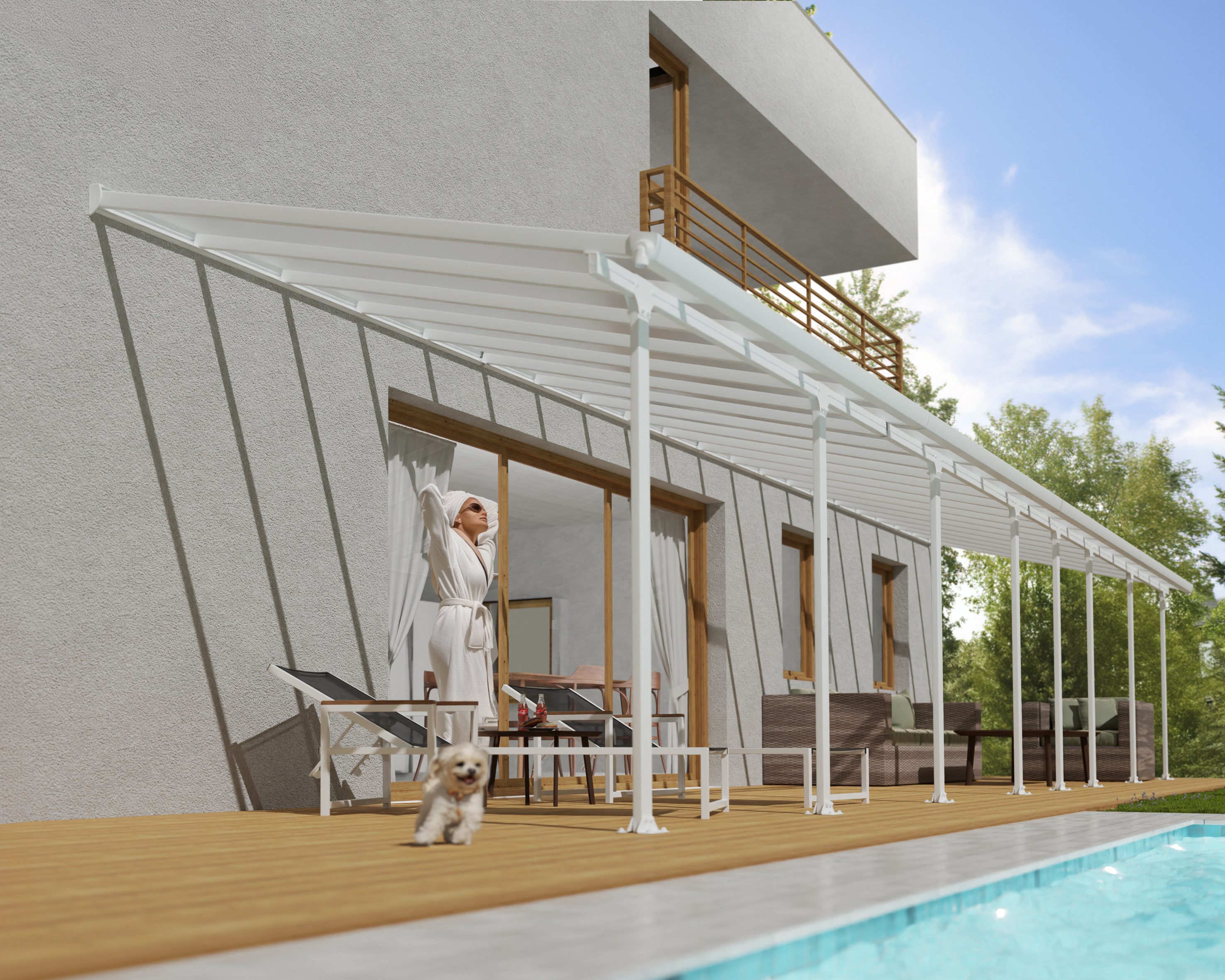 Terrassendach Feria Alu Terrassenüberdachung