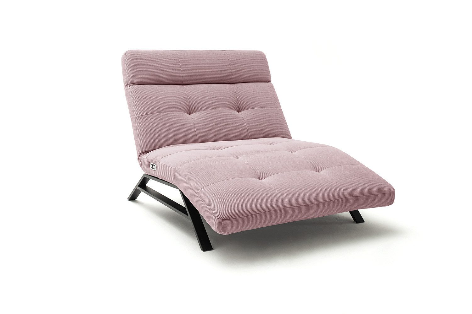 KAWOLA Relaxliege AMERIVA, motorisch Feincord verschiedene Farben 120x158 cm
