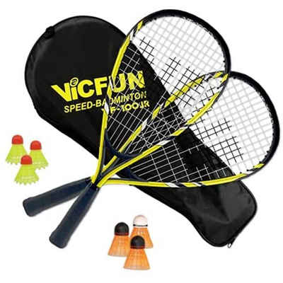 VICFUN Badmintonschläger »Speed Badminton Junior 100 Premium gelb/schwarz«