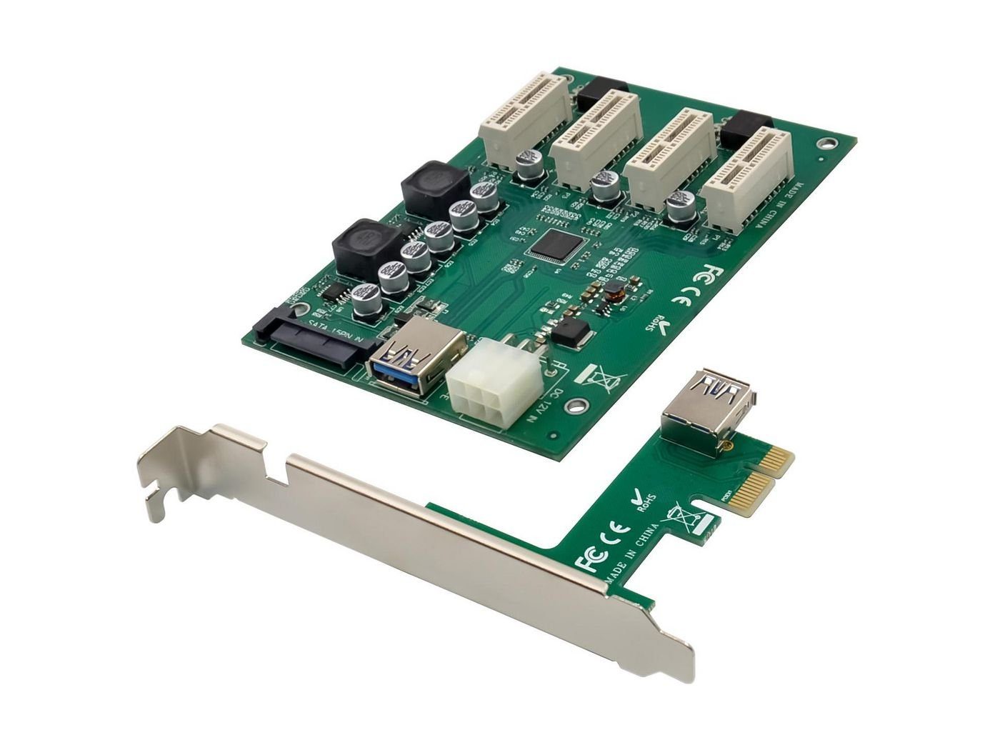 Conceptronic CONCEPTRONIC PCI Express Card PCIe x1 to 4 PCIe x1 Expan ...