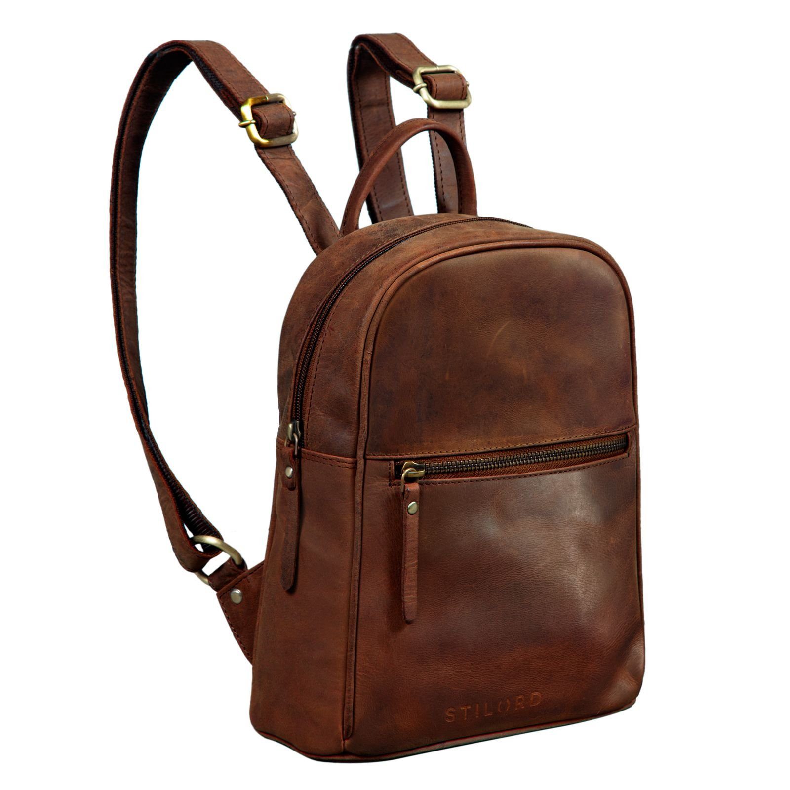 STILORD Cityrucksack "Scarlett" Damen Rucksack Leder günstig online kaufen