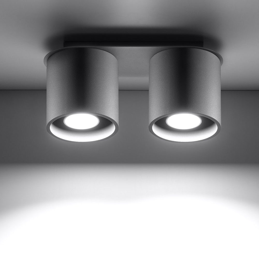 etc-shop 2 Designer Leuchtmittel Deckenspot, Strahler modern Deckenstrahler LED inklusive, nicht flammig Küchenlampen