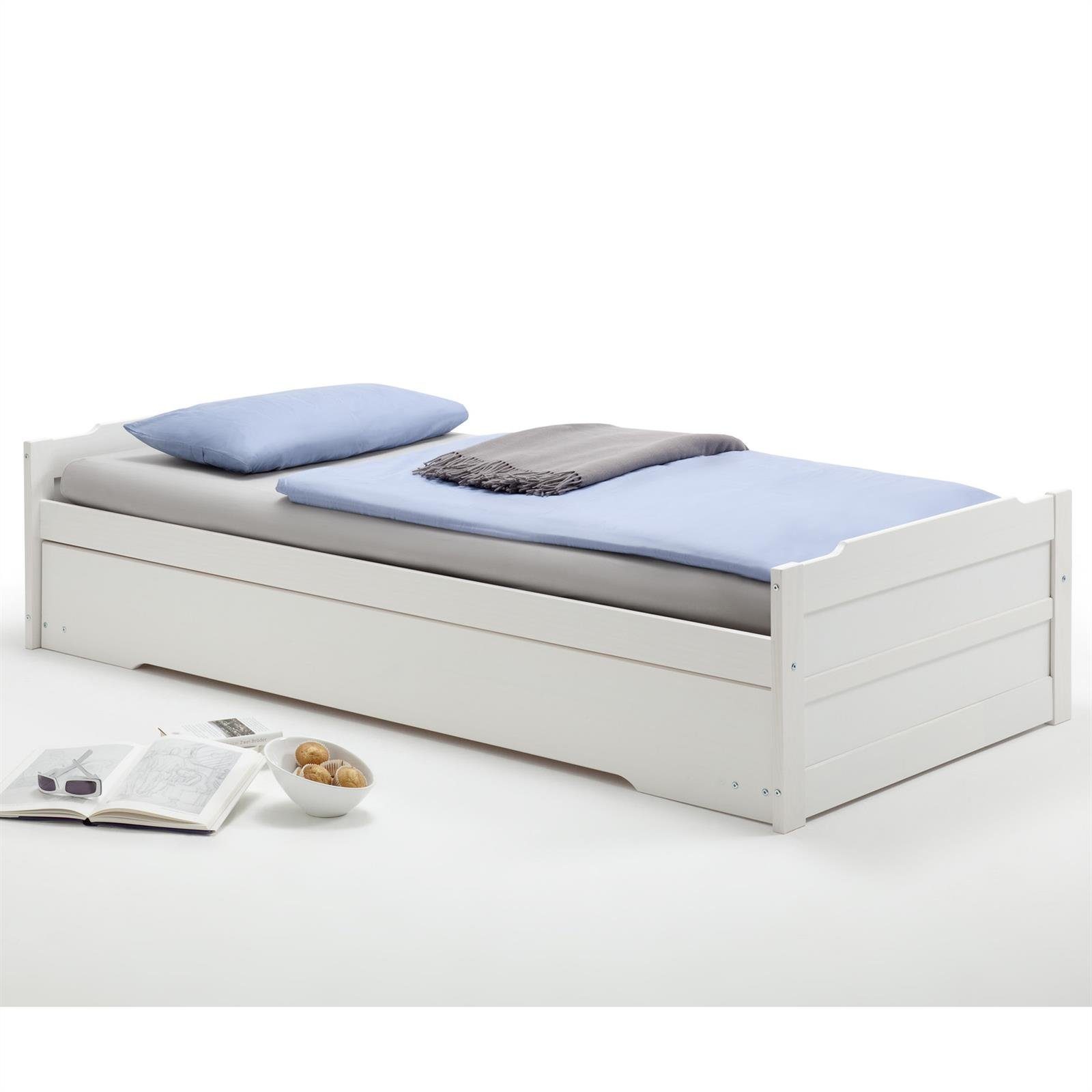 IDIMEX Funktionsbett LORENA, Ausziehbett Jugendbett Bett mit Stauraum Tages günstig online kaufen