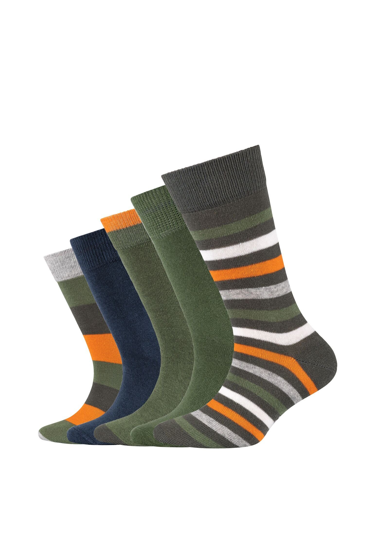 s.Oliver Pack Socken climbing 5er Socken ivy