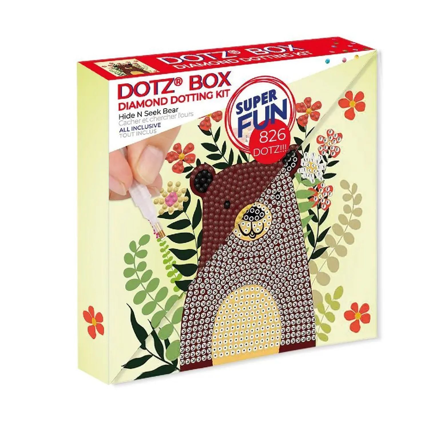 Diamond Dotz Spiel DIAMOND DOTZ - Diamond Painting Kleiner Bär