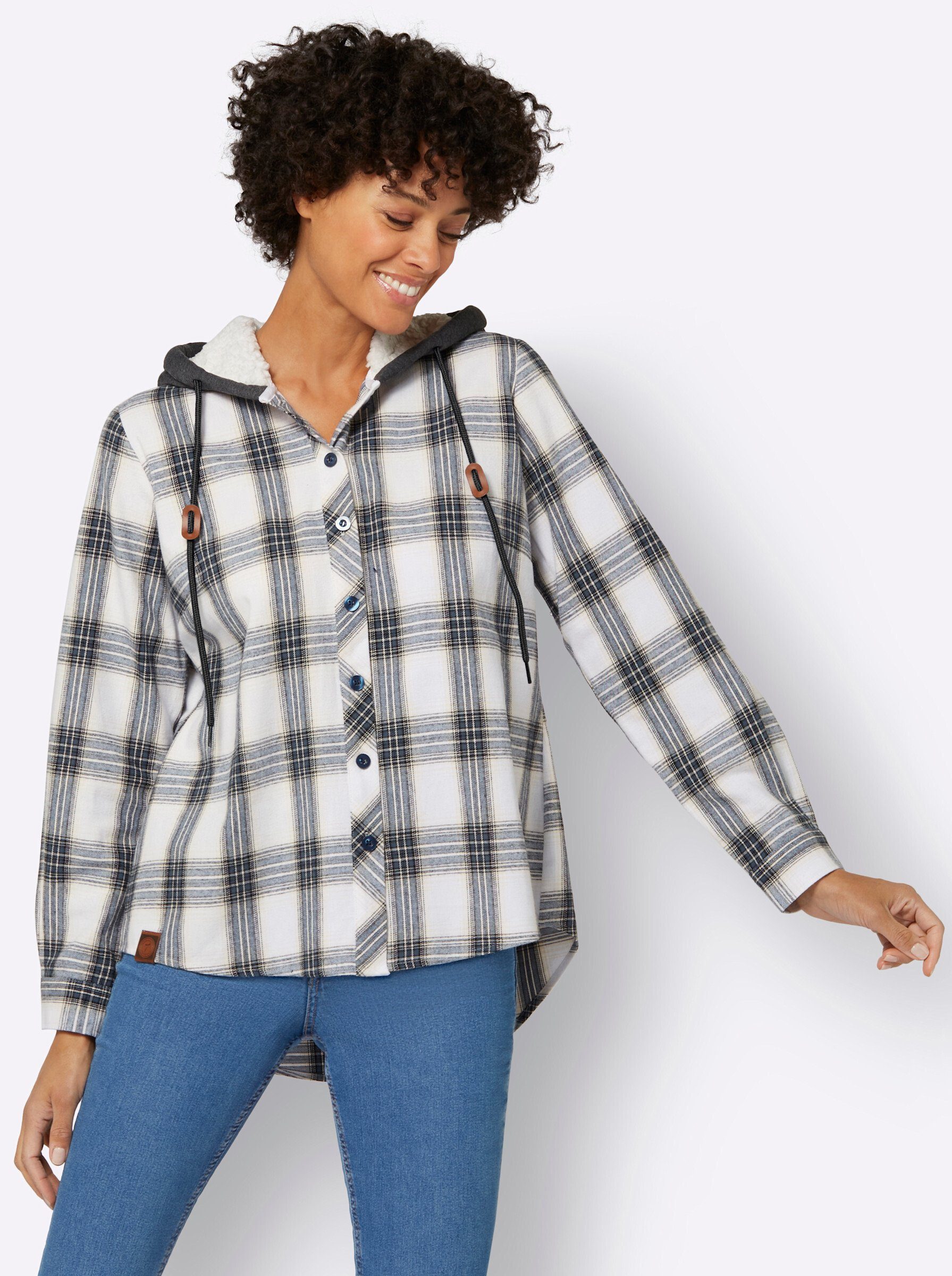 Witt Klassische Bluse Flanell-Bluse günstig online kaufen