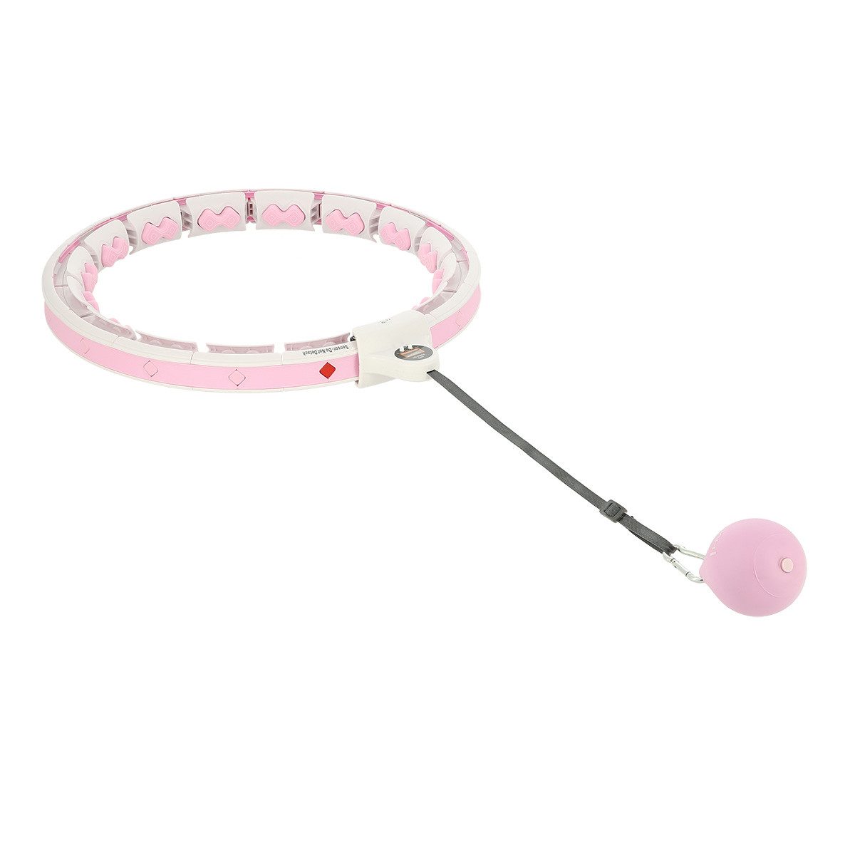 HMS Hula-Hoop-Reifen Hula Hoop SET mit Zähler und Plus Size Bauchgürtel Fitnessring, aktives Training für den ganzen Körper