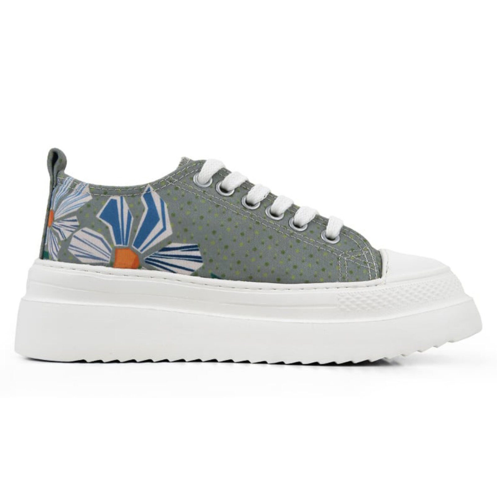 DOGO Freya Low-Top Sneaker Origami Bloom Damen Sneaker Ballerina Handgefertigt