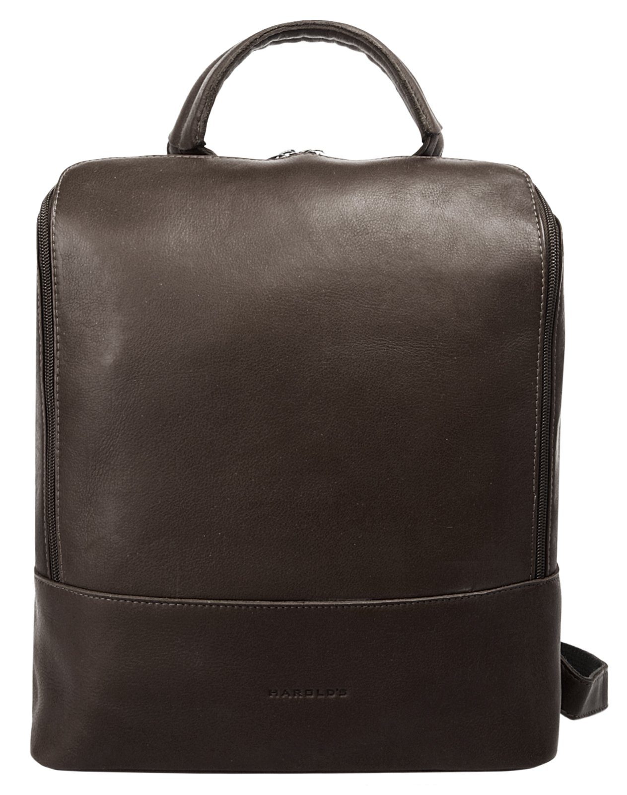 echt braun Leder Harold's CAMPO, Cityrucksack