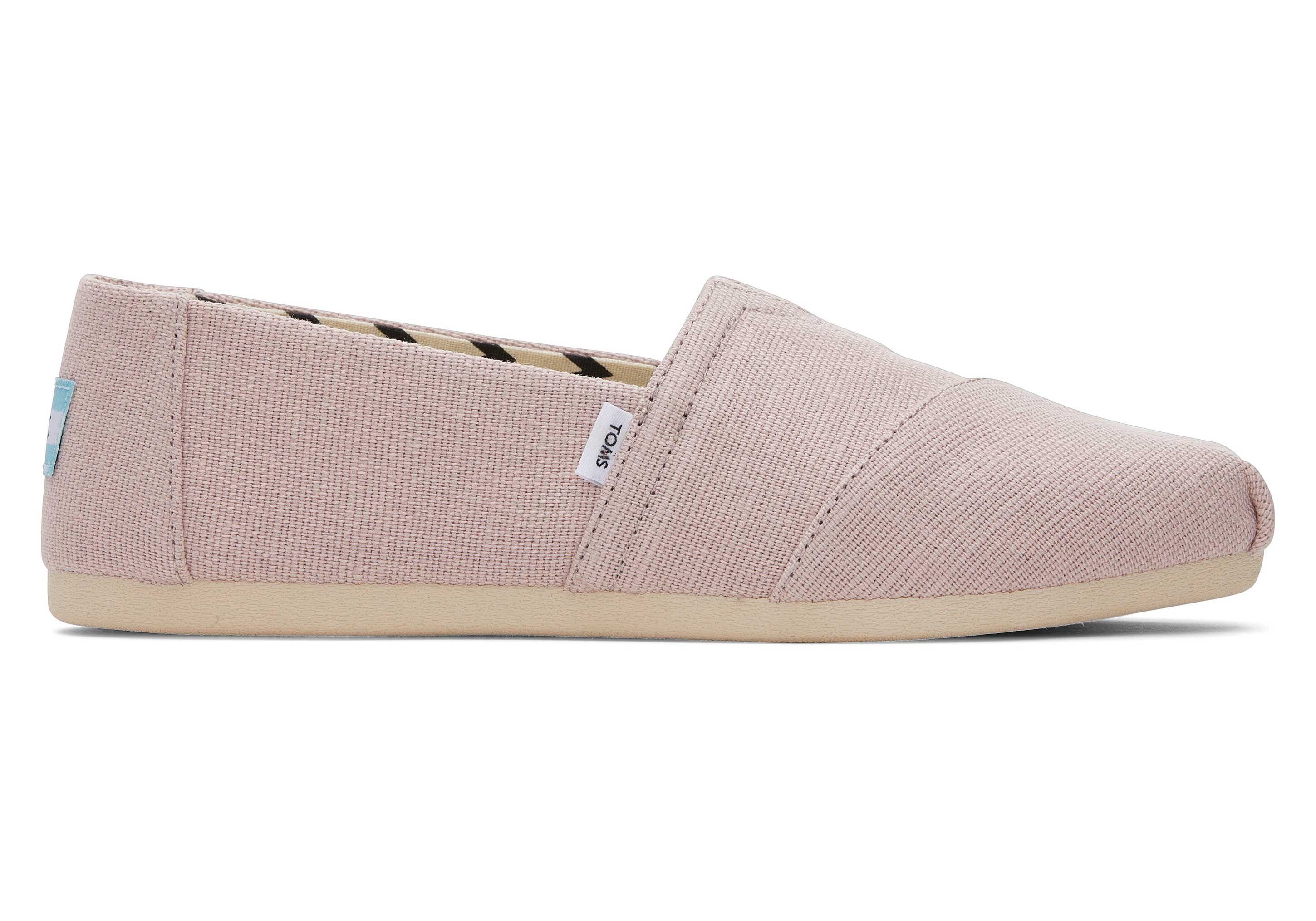 TOMS Alpargata aus Heritage-Canvas Hellrosa Kuschel-Ballerinas