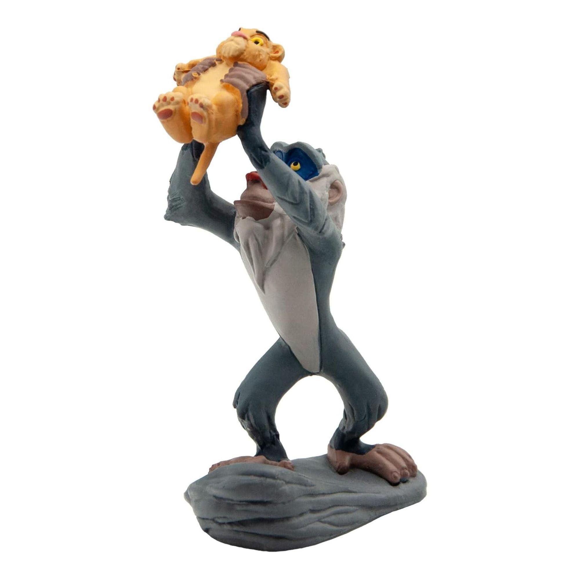 BULLYLAND Spielfigur Rafiki mit Baby Simba (12256) - Der König der Löwen