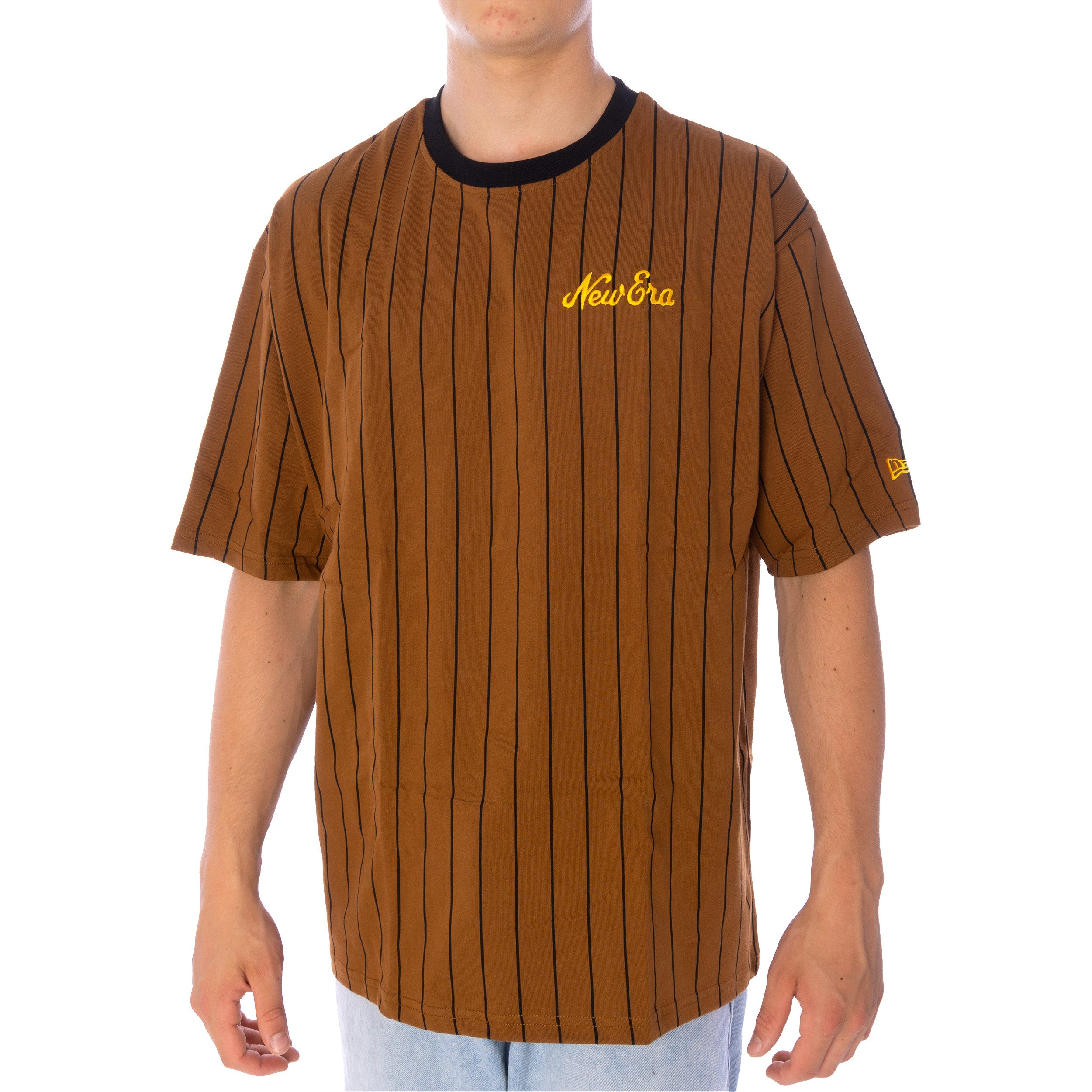 New Era T-Shirt T-Shirt New Era Pinstripe (1-tlg) Nadelstreifmuster