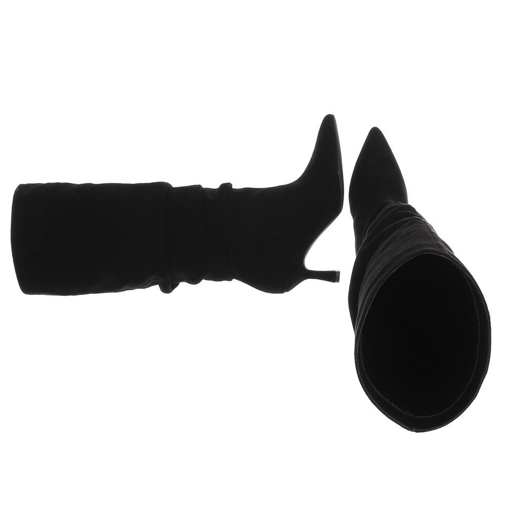 Ital-Design Hochfront Stiefel mit Blockabsatz und Raffung Stiefel (90851715 günstig online kaufen