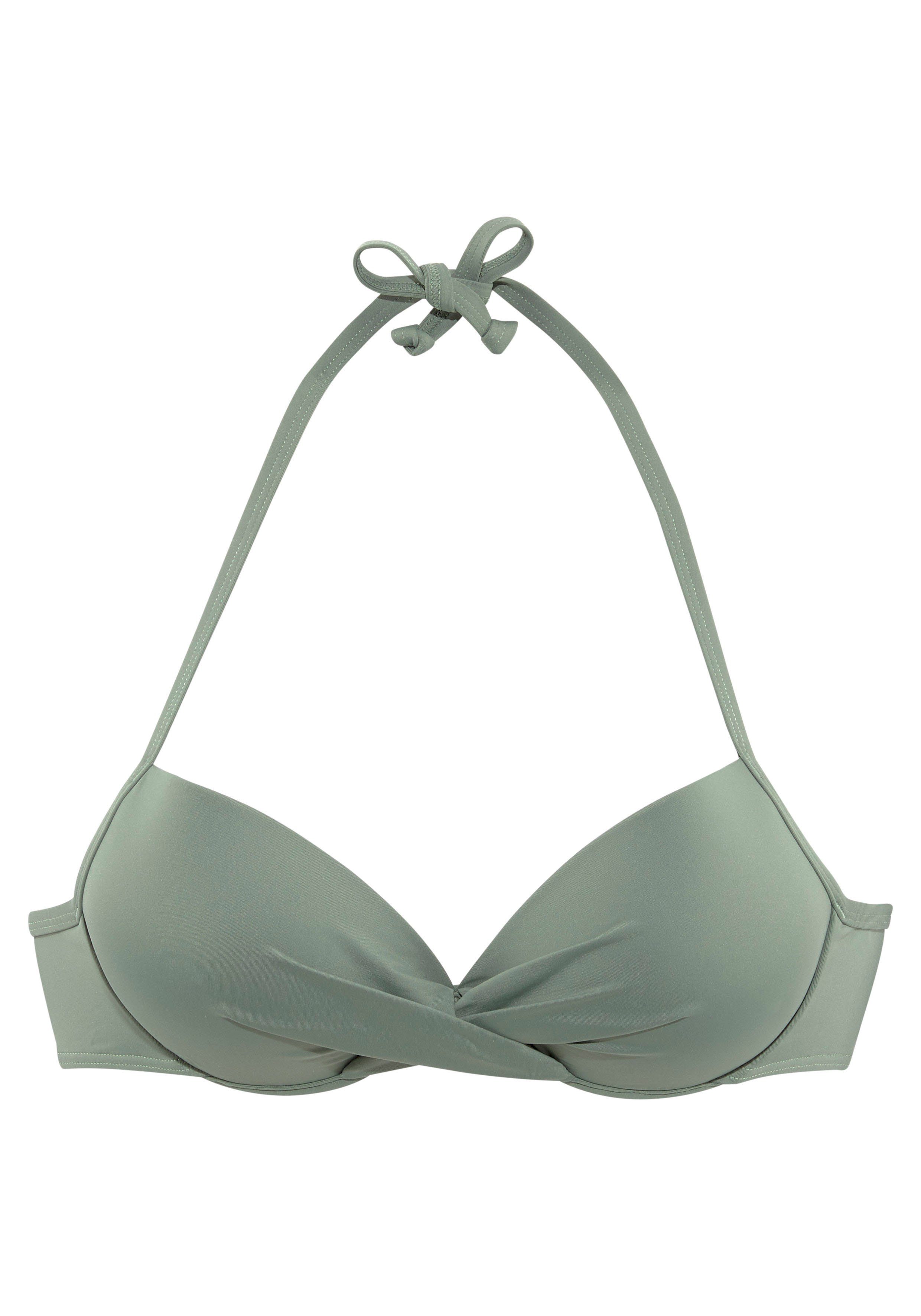 s.Oliver Push-Up-Bikini-Top Spain, in Wickeloptik günstig online kaufen