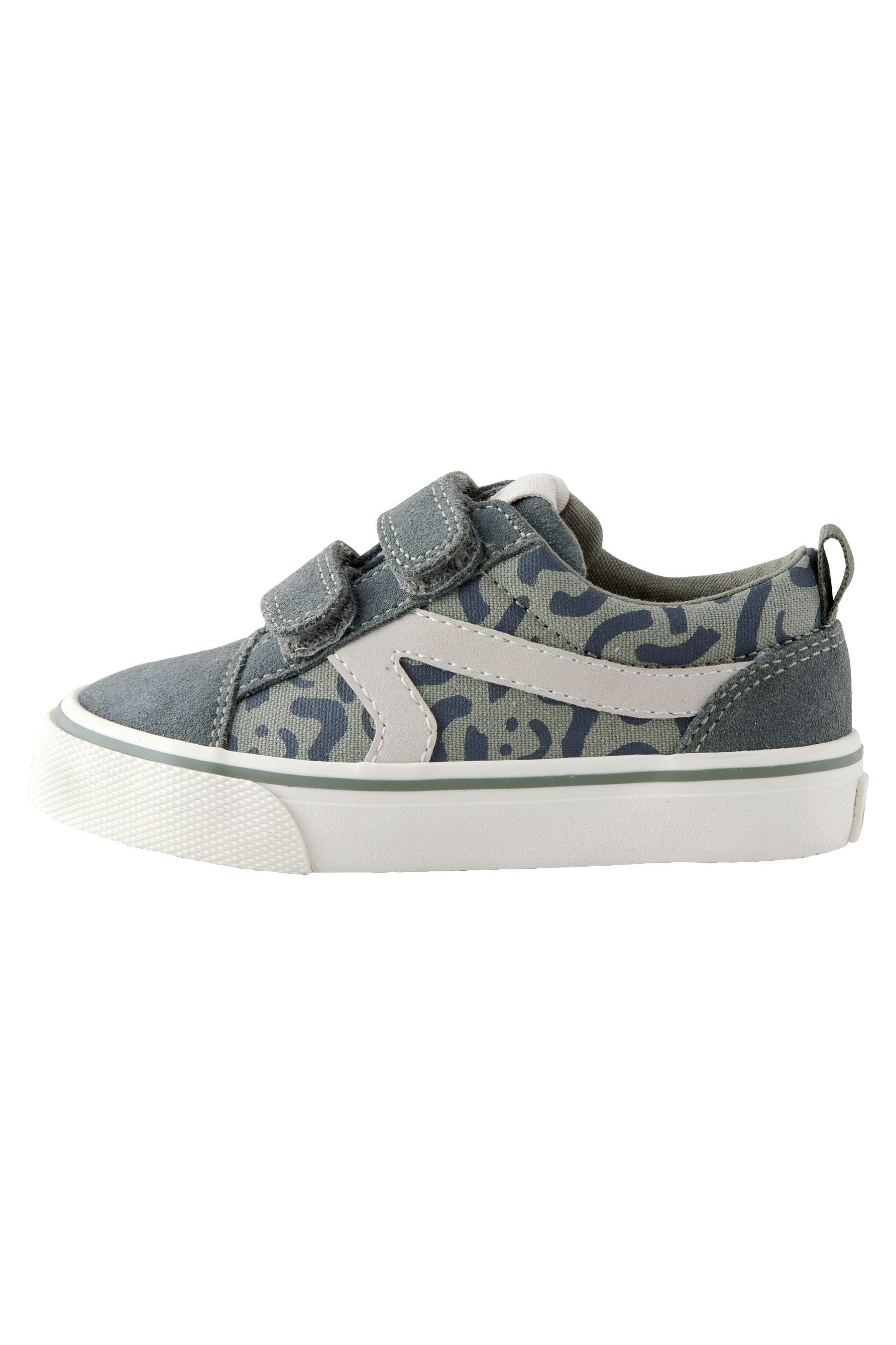 Skatersneaker mit Klettverschluss weite Passform Klettschuh