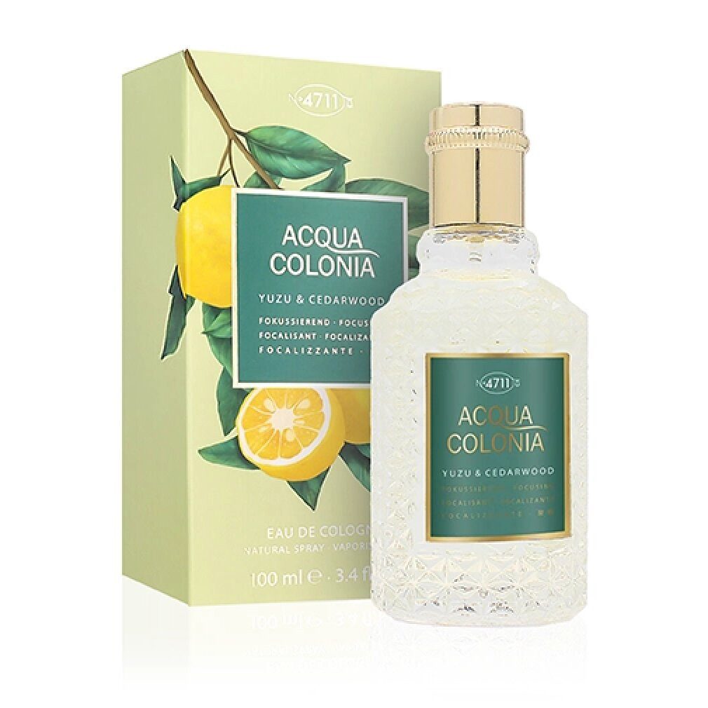 mäurer & wirtz Körperpflegeduft 4711 Acqua Colonia Yuzu & Cedarwood EdC 100ml Spray