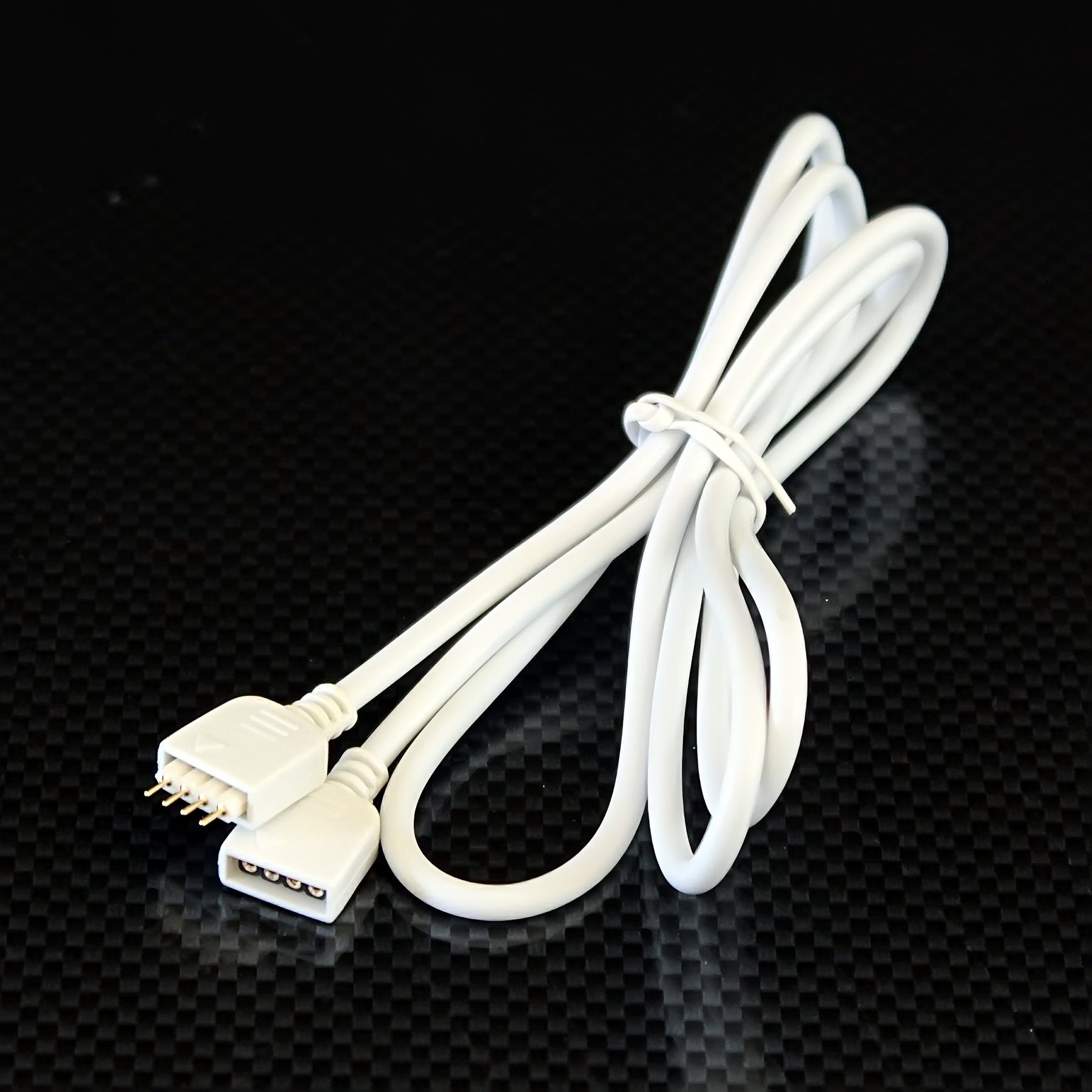 Ogeled Anschlusskabel, polig Schalter, Streifen LED-Leisten, LED, Strip, 4 Kabel Verteilerkabel, Stromkabel, mit Quick-System, 1m Kabel, LED, Kabel