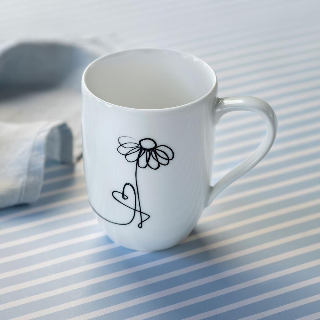 Villeroy & Boch Becher Statement Lines Becher, 1-tlg., Porzellan