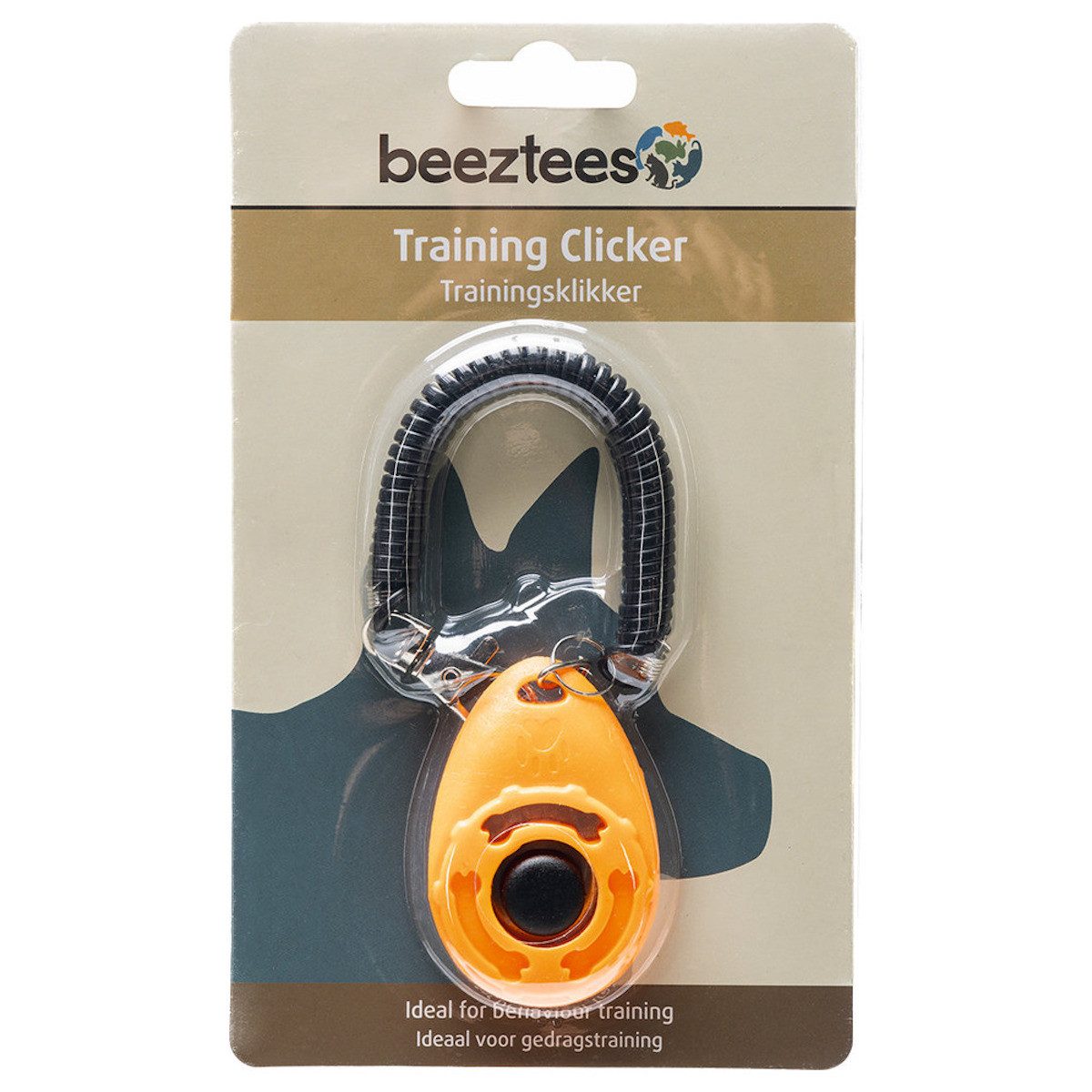 Beeztees Tier-Clicker Clicker zum Hundetraining Jur orange