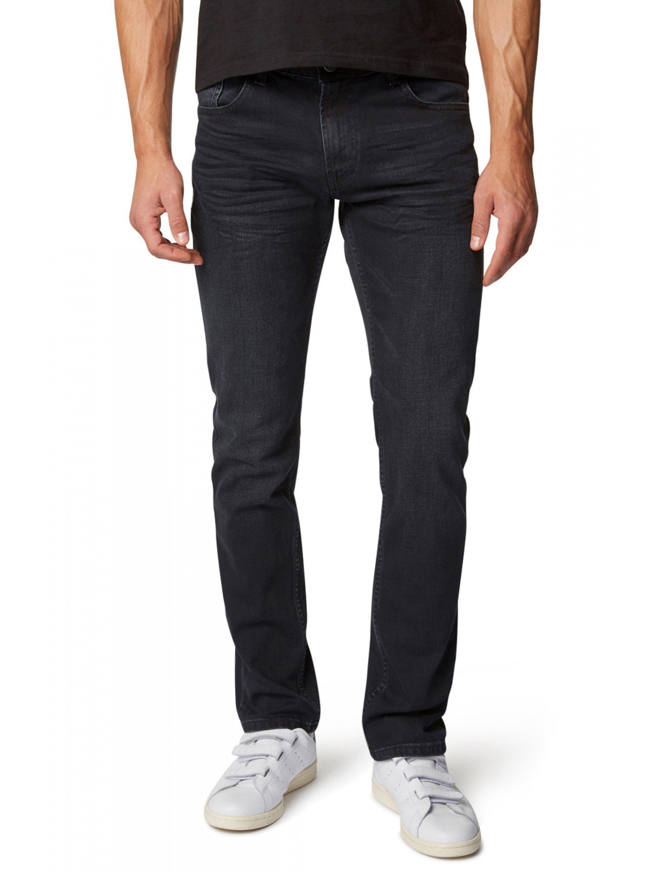 (pirate Travis Schwarz 4305) black Slim-fit-Jeans WOTEGA Jeans