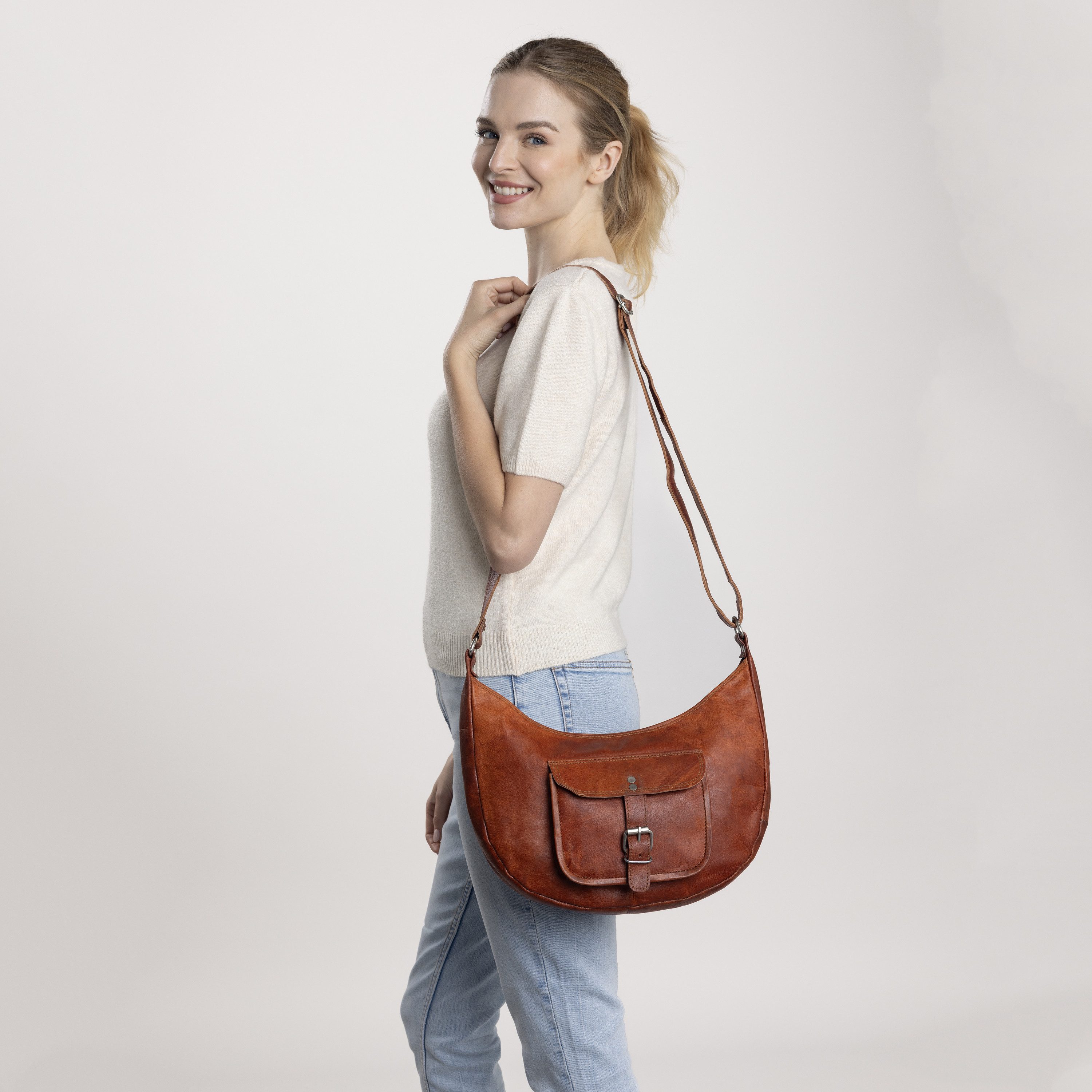 Gusti Leder Handtasche Gusti Leder Umhängetasche Mira (1-tlg)
