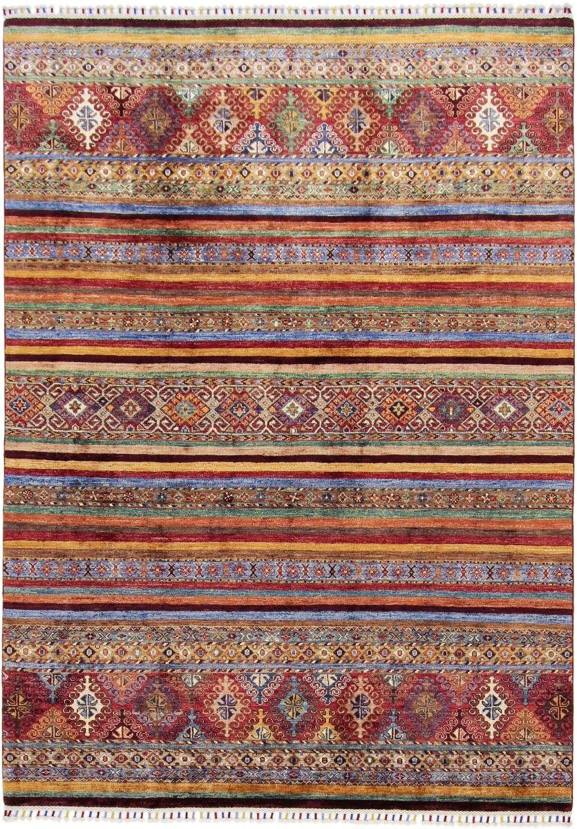 Orientteppich Arijana Shaal 178x246 Handgeknüpfter Orientteppich, Nain Trading, rechteckig, Höhe: 5 mm