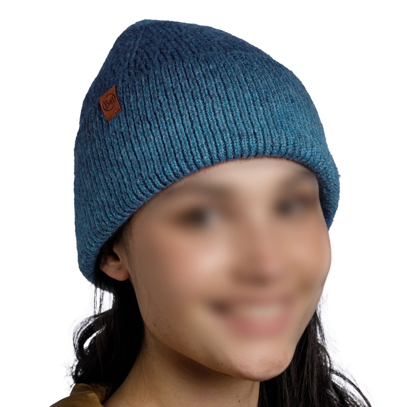 Buff Strickmütze Knitted Beanie Marin mit stilvollem Farbverlauf