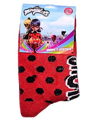 Miraculous - Ladybug Socken (2-Paar) Ladybug Mädchensocken Gr. 23-34