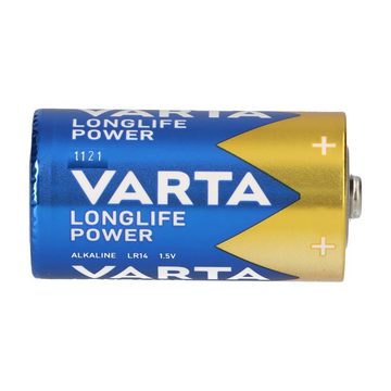 VARTA 2x Varta 4914 Longlife Power Baby Batterie C 2er Blister LR14 Batterie