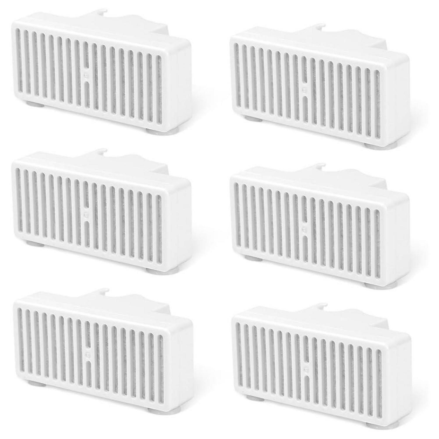 LuxusKollektion Kohlefilter Filter für Trinkbrunnen T-Form 6er-Pack