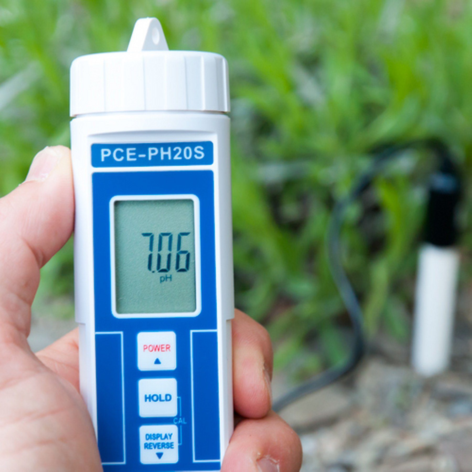 PCE Instruments pH-Messgerät pH-Meter PCE-PH20S zur Bestimmung des Boden pH-Wertes