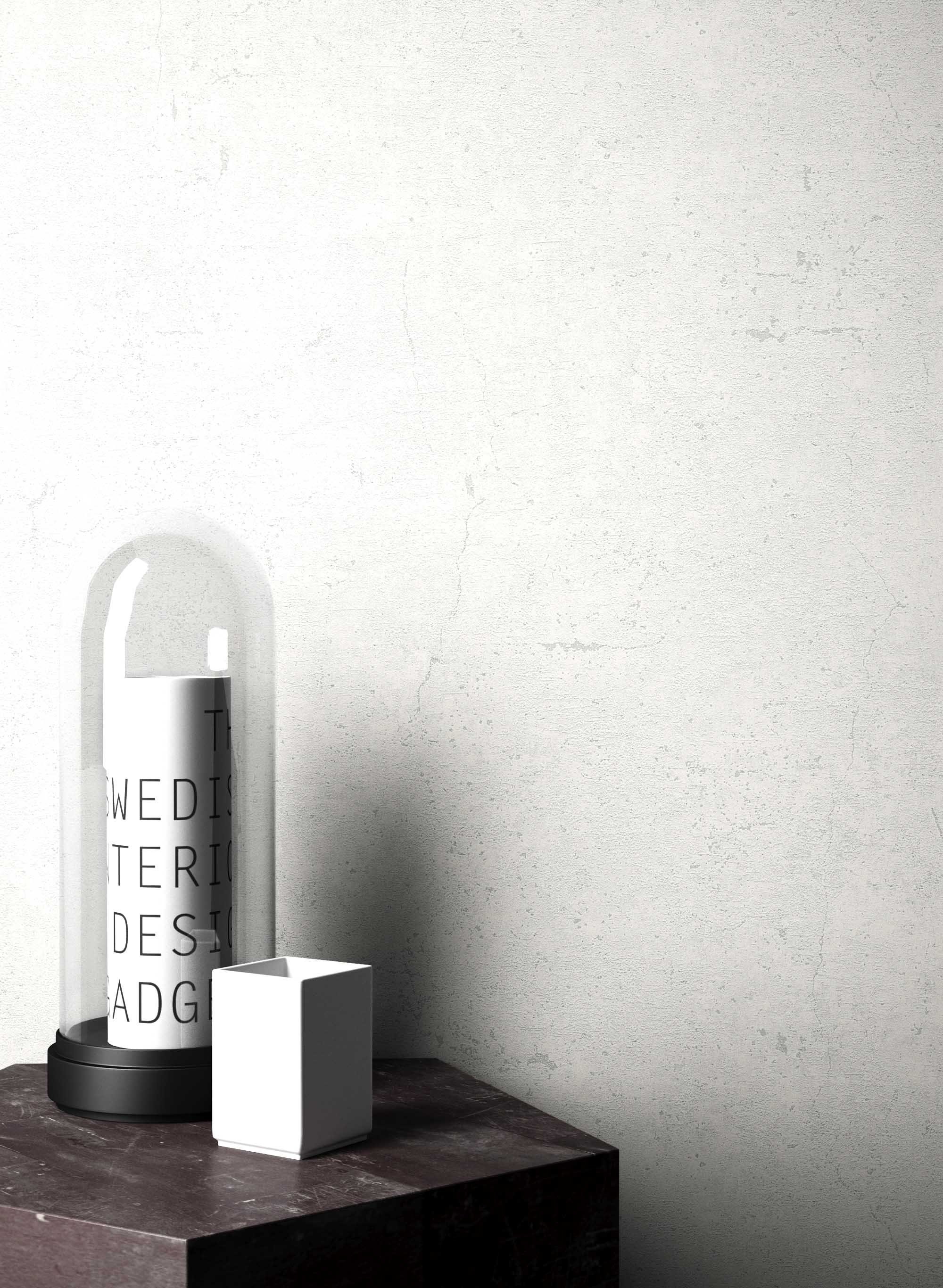 Newroom Vliestapete, Grau Struktur Uni Putz günstig online kaufen