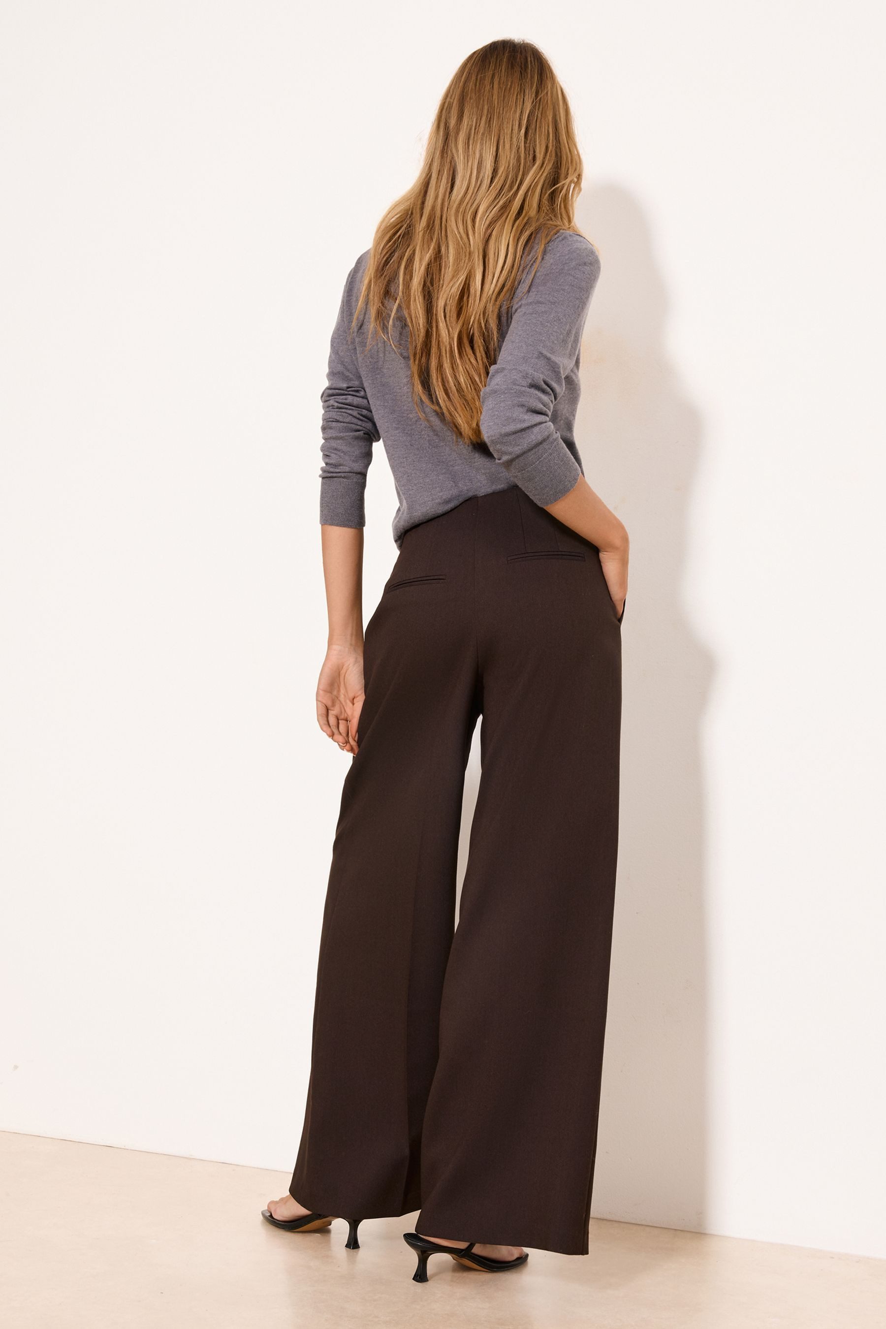 LIPSY Palazzohose Lipsy Tailored Fit Hose mit weitem Beinschnitt (1-tlg) günstig online kaufen