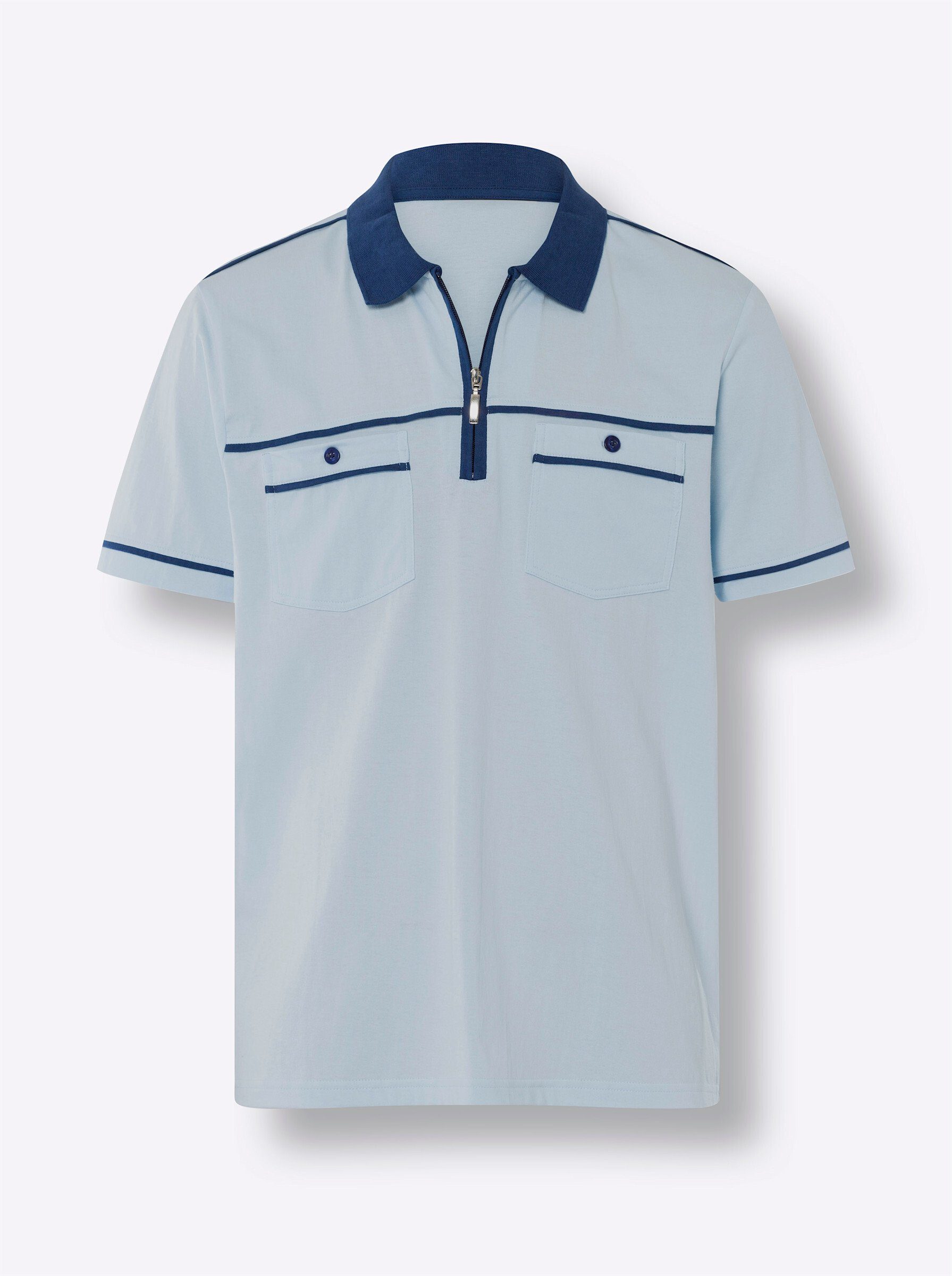 Sieh an! T-Shirt hellblau-marine