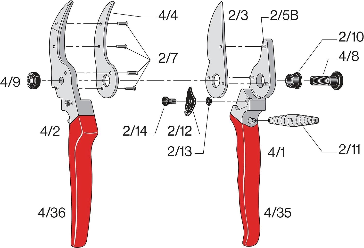 FELCO Gartenschere Nr. 4 Schnitt 25 günstig online kaufen