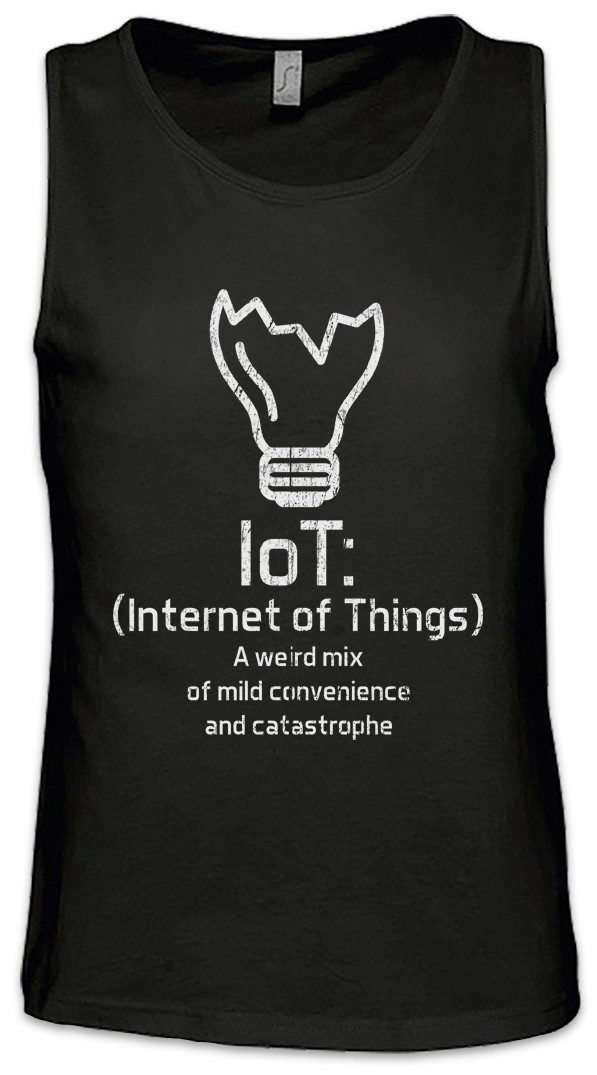 Tanktop Internet Of Things I Ärmelloses T-Shirt IoT M2M Machine 5G