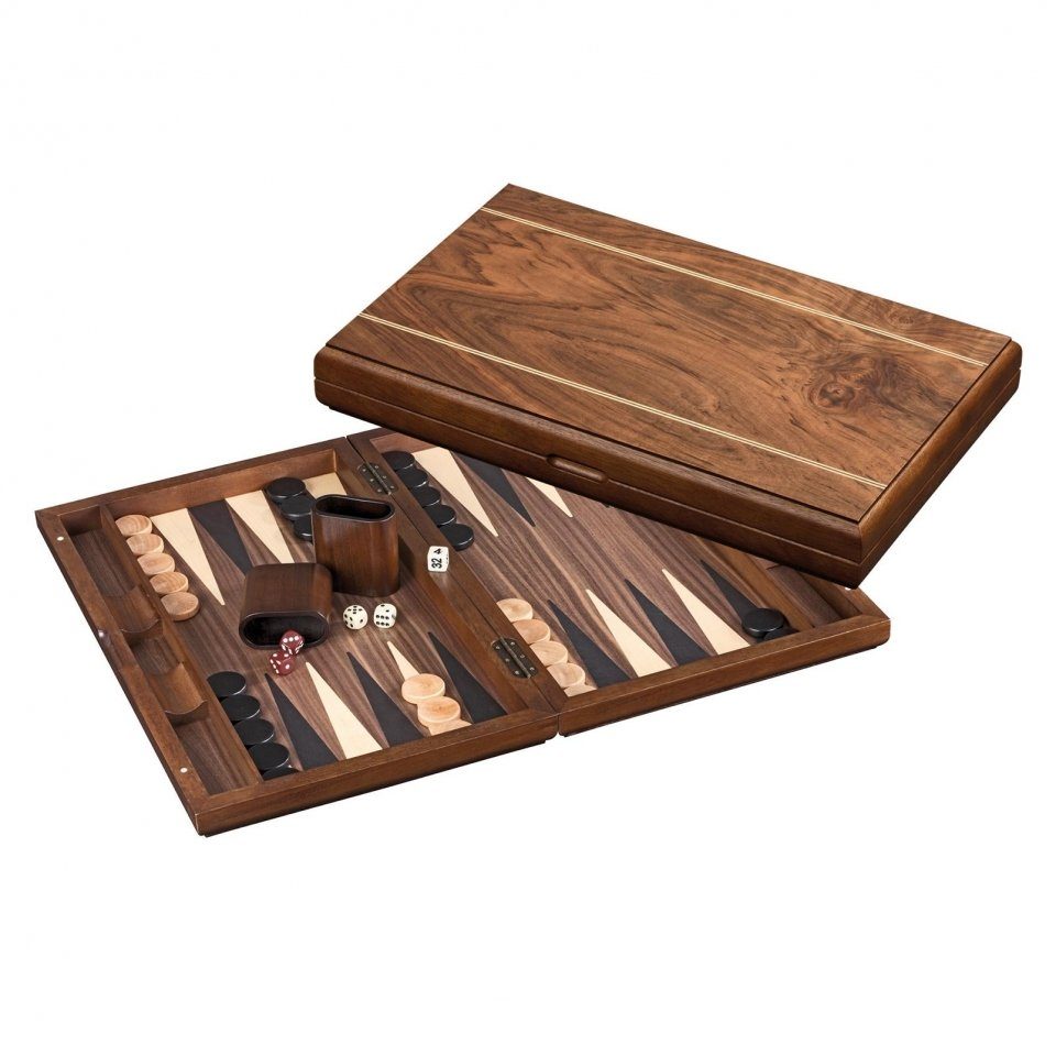 Philos Spiel, Backgammon - Kassette - Sotirios - Holz - groß