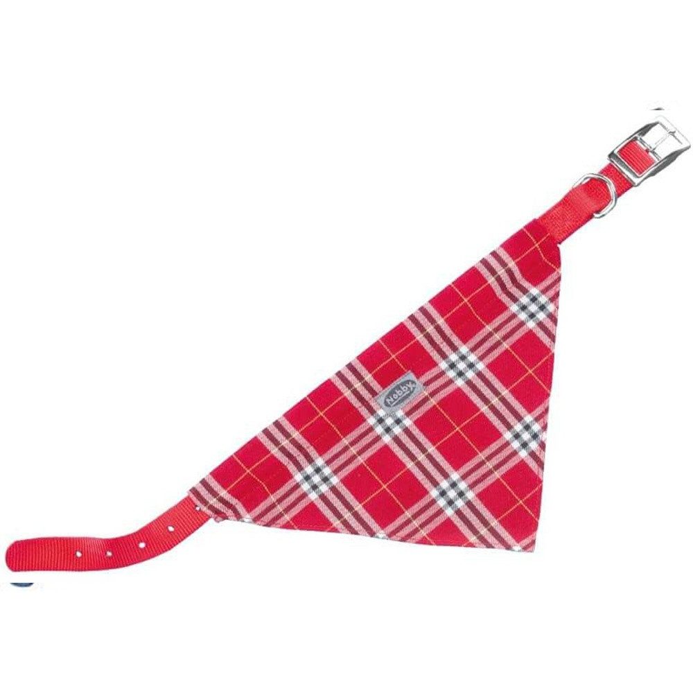 Nobby Hunde-Halsband Halsband mit Tuch, rot, 57cm