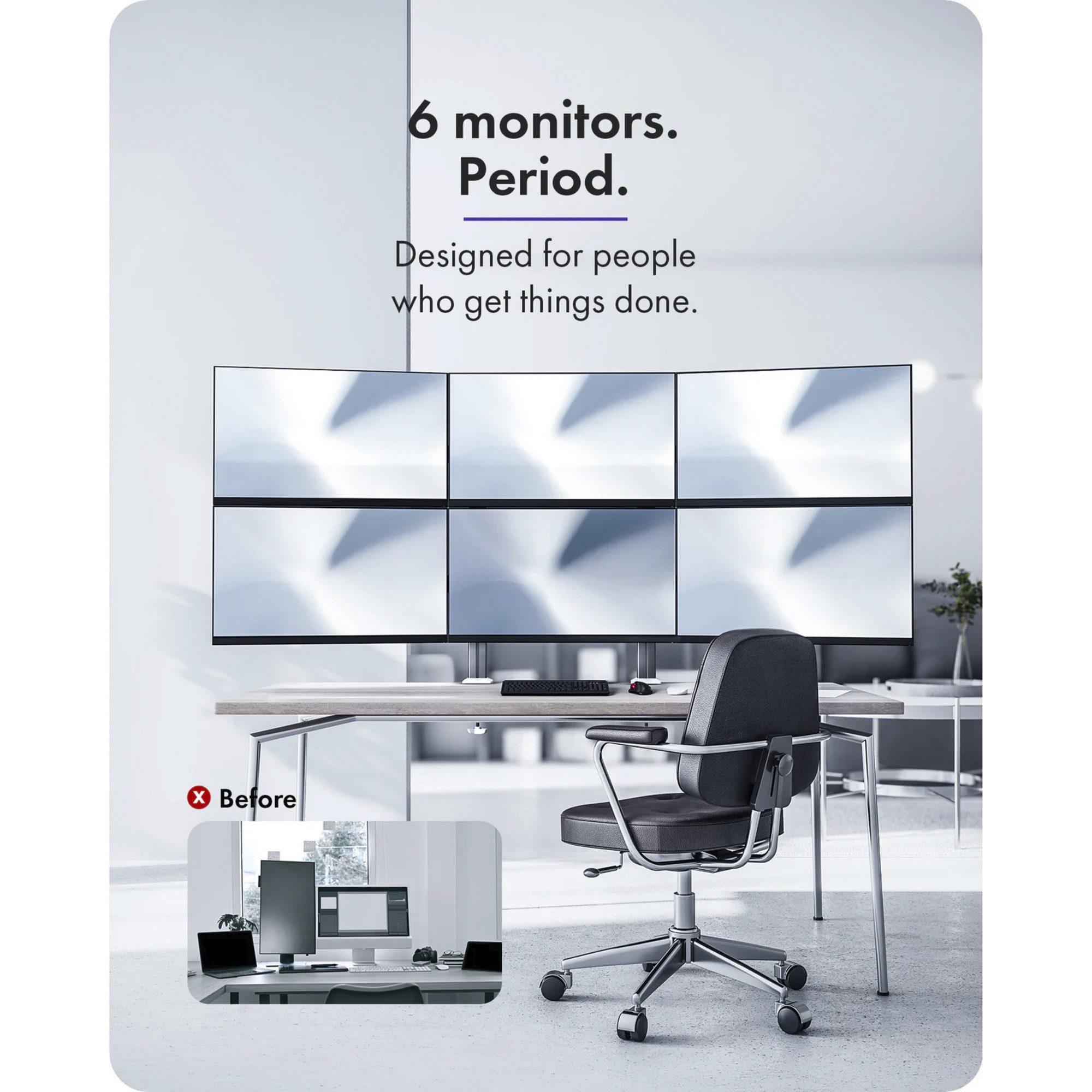 ICY BOX Wandhalterung ICY BOX Damond Stand 666, Monitorhalterung