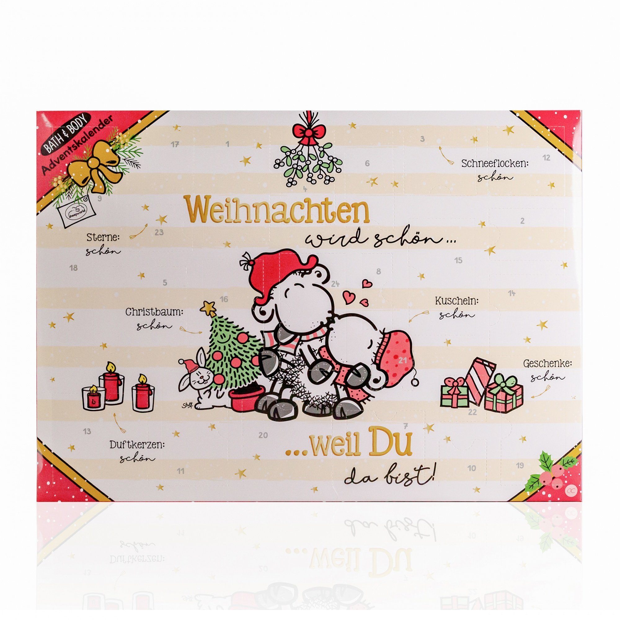 ACCENTRA Adventskalender Accentra - Adventskalender Sheepworld "Weihnachten wird schön..."