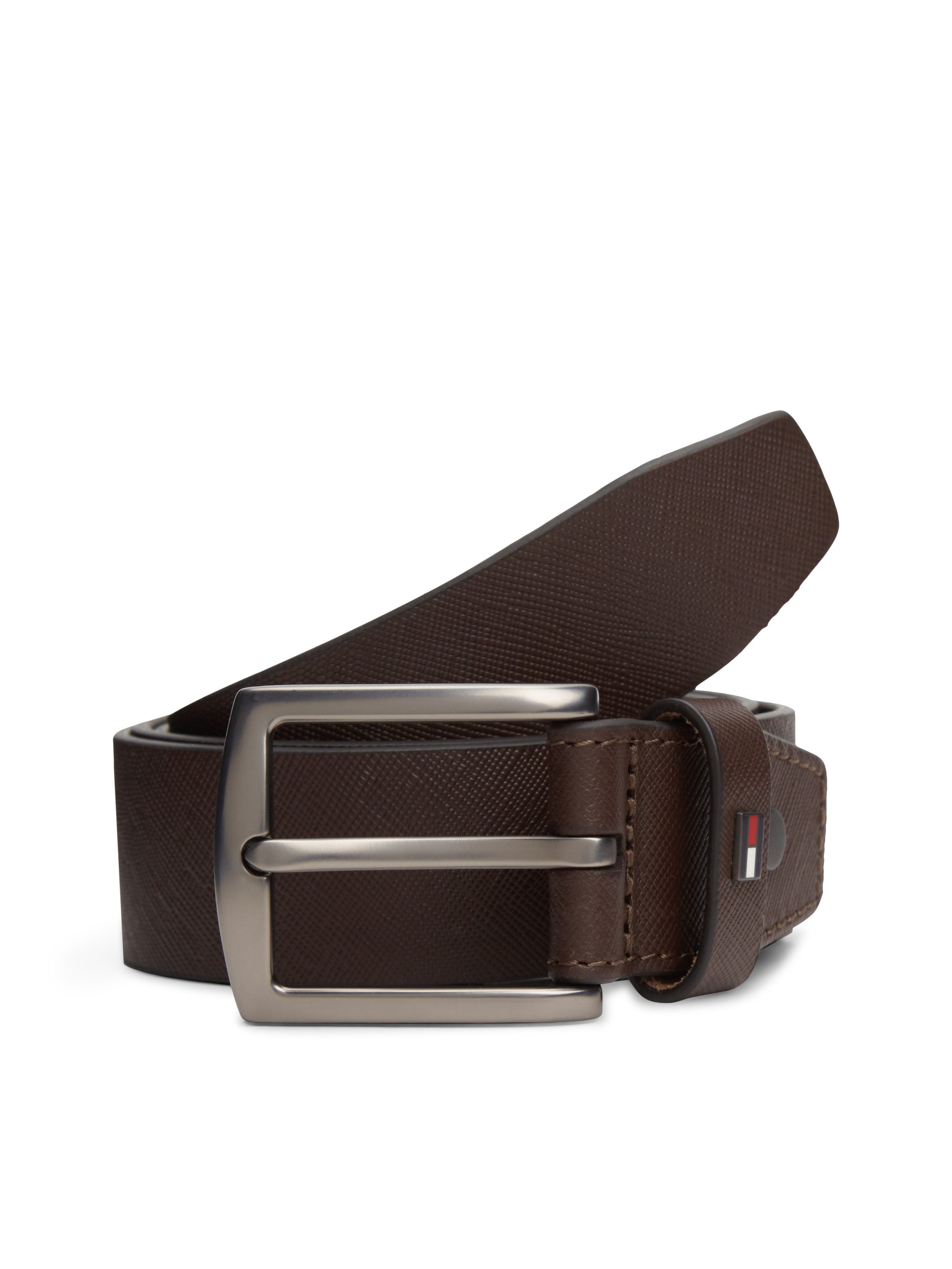 Tommy Hilfiger Ledergürtel DENTON 3.5 cm breit Größenverstellbar