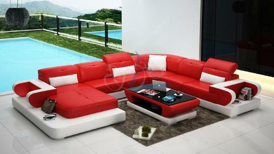 JVmoebel Wohnlandschaft Sofa Eckcouch Couch Funktionssofa günstig online kaufen