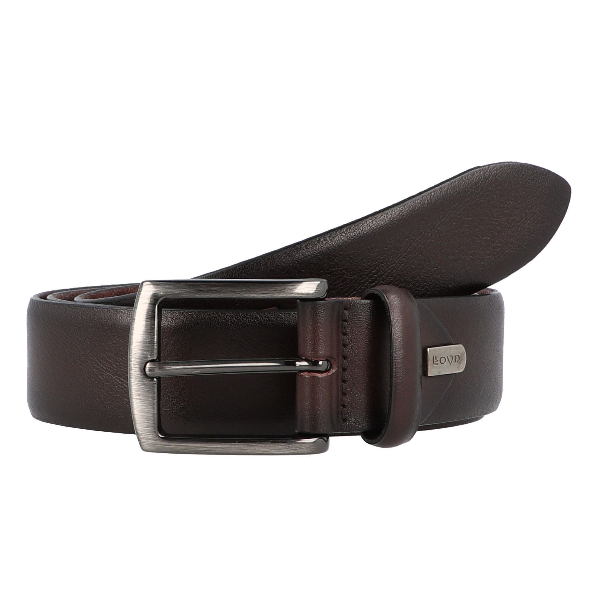 LLOYD Men’s Belts Ledergürtel Dornschließe rotbraun