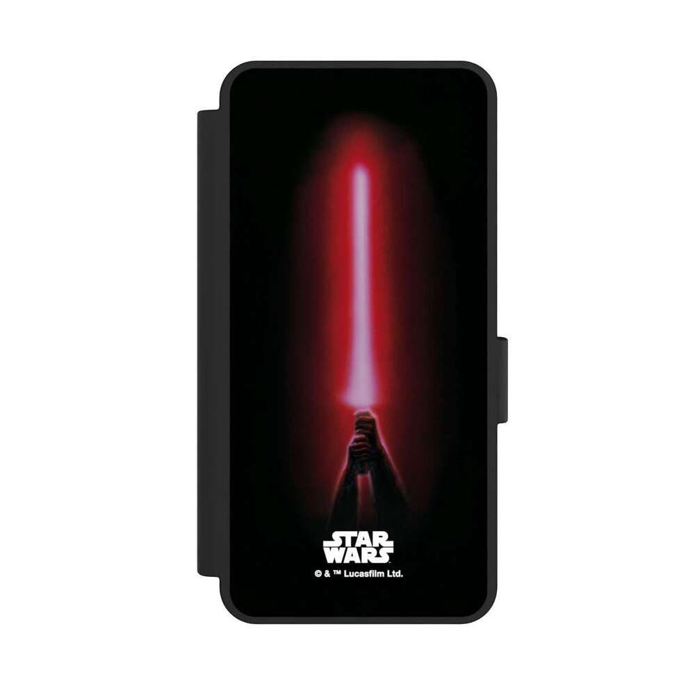 NIVOCASE Handyhülle Fanartikel Laserschwert Star Wars Sith lightsaber - Star Wars, Samsung Galaxy S25 Edge Klapphülle Handyhülle aus Kunst Leder