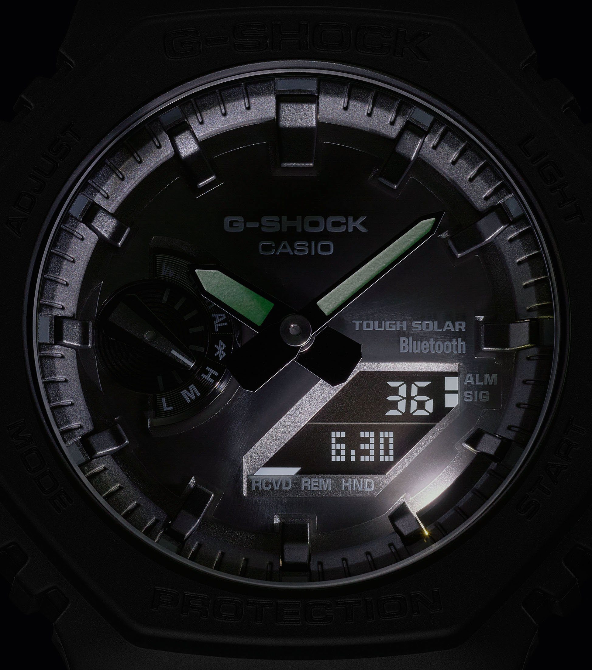 CASIO G-SHOCK GA-B2100 Smartwatch, Solaruhr, Armbanduhr, Herrenuhr, Stoppfunktion, Weltzeit