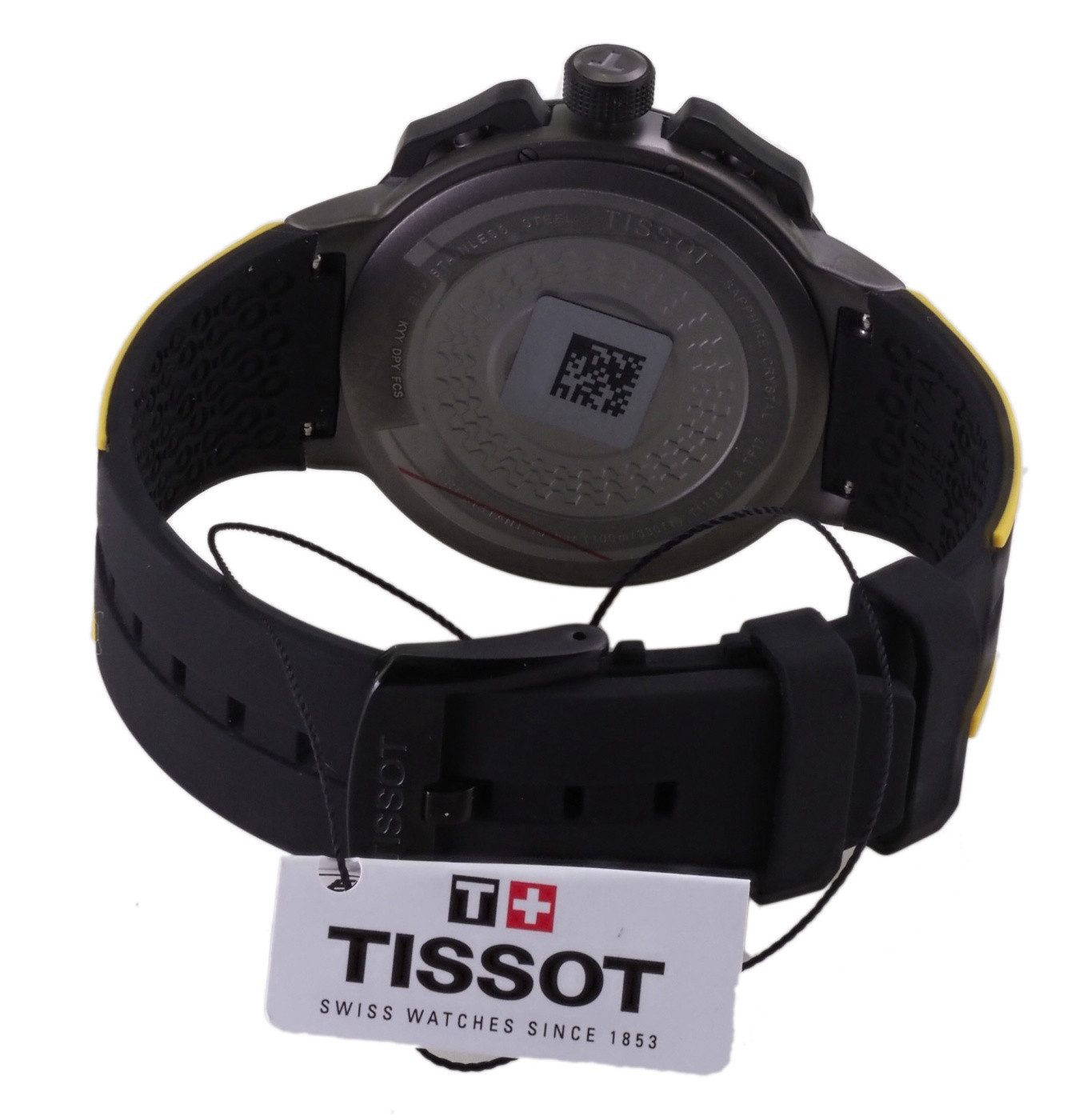 Tissot Quarzuhr Tissot Herren Quarz Uhr Chronograph T-Race Cycling Tour de France T111, (Weiß)