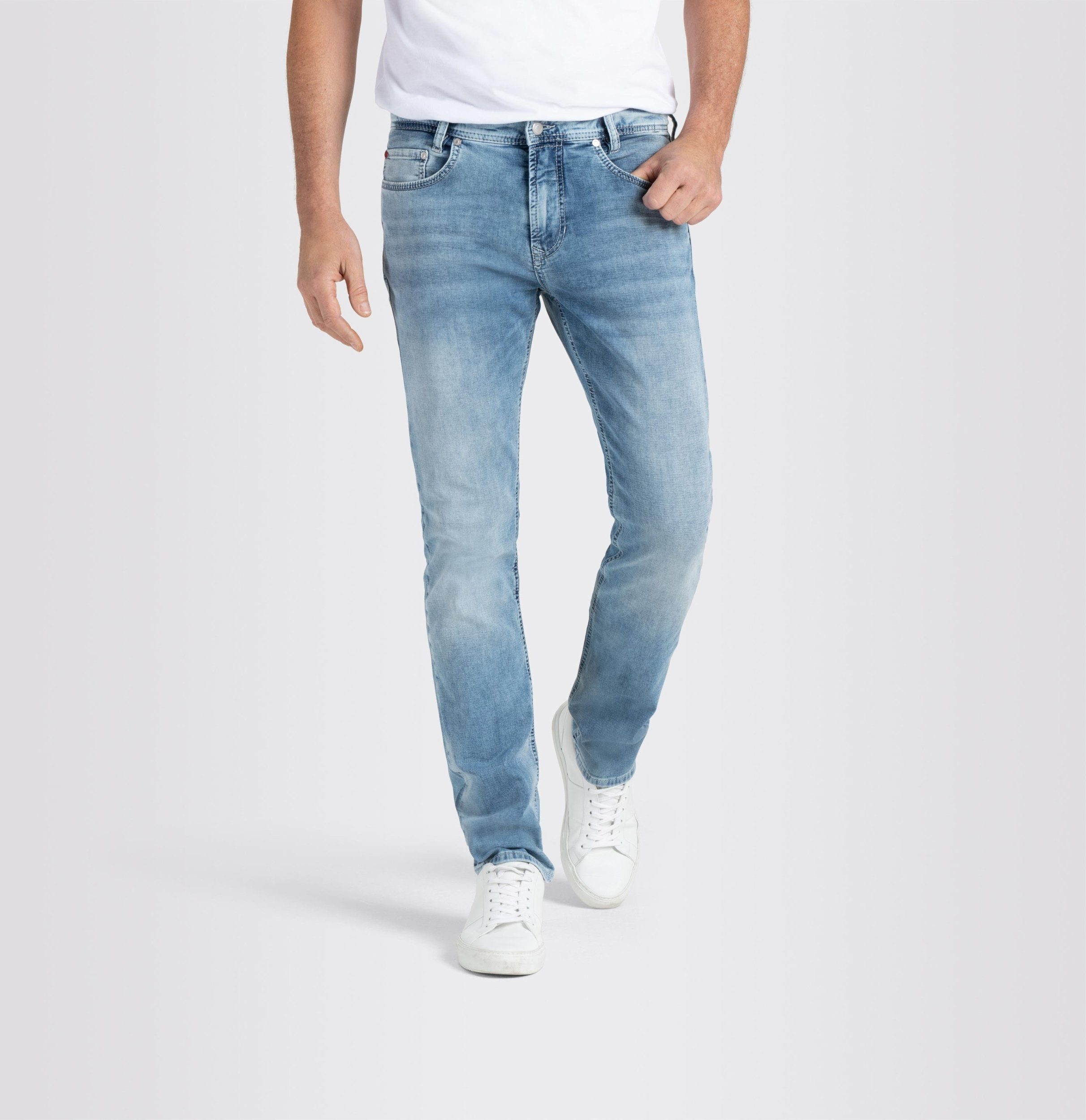 5-Pocket-Jeans MAC JEANS - Jog'n Jeans, Light Sweat Denim Hellblau