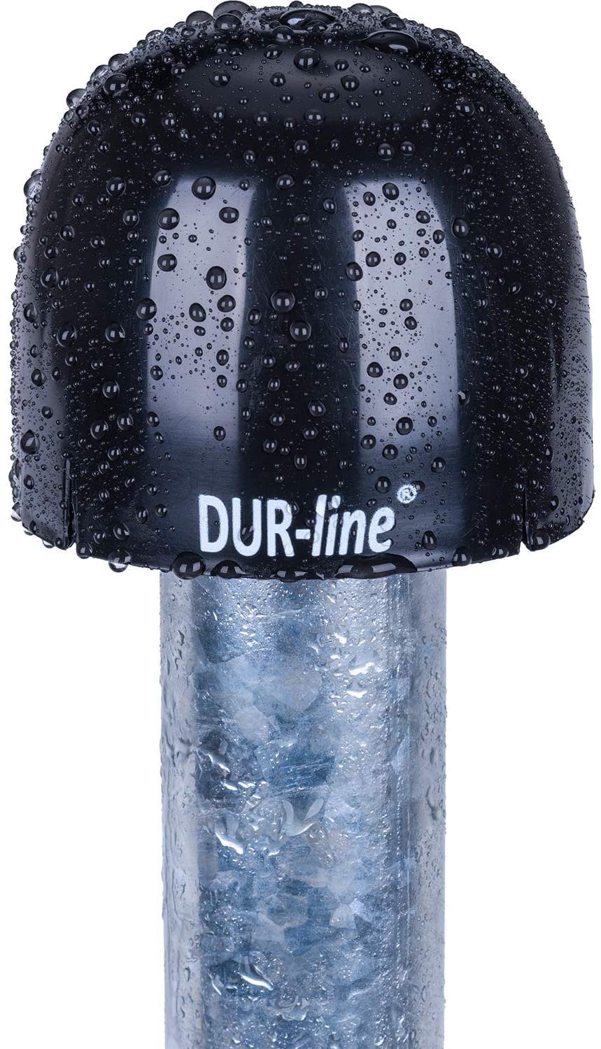 DUR-line SAT-Halterung DUR-line Mastkappe Rund mit Kabeleinführung passend für Ø48/50mm Sat