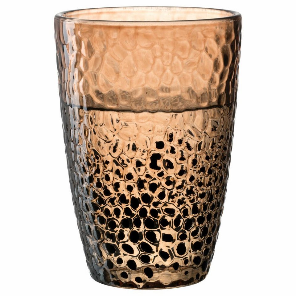 LEONARDO Glas Matera, Beige, 340 ml, Kalk-Natron-Glas, geeignet für 260 ml  Nutzinhalt (340 ml Randvollvolumen)